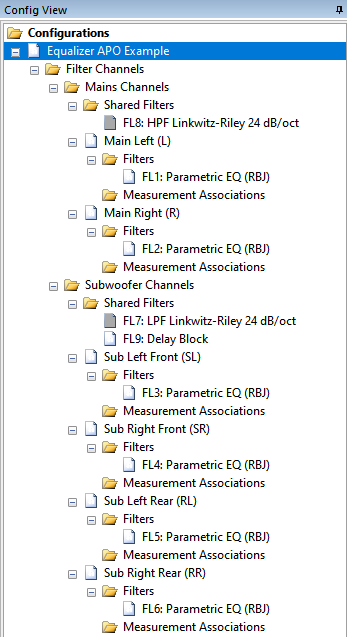 Example Config for Equalizer APO Export