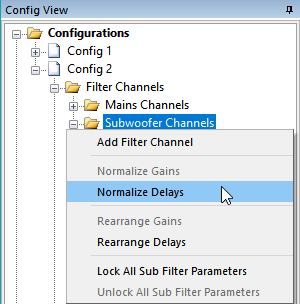 Normalizing Subwoofer Delays